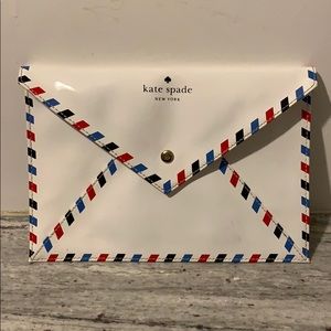 Kate Spade ♠️ PAR AVION envelope clutch